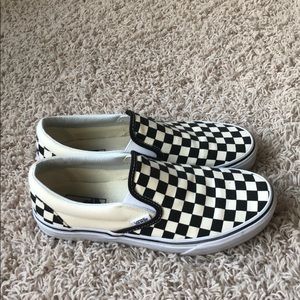 Checkerd Vans (Size 8.5)